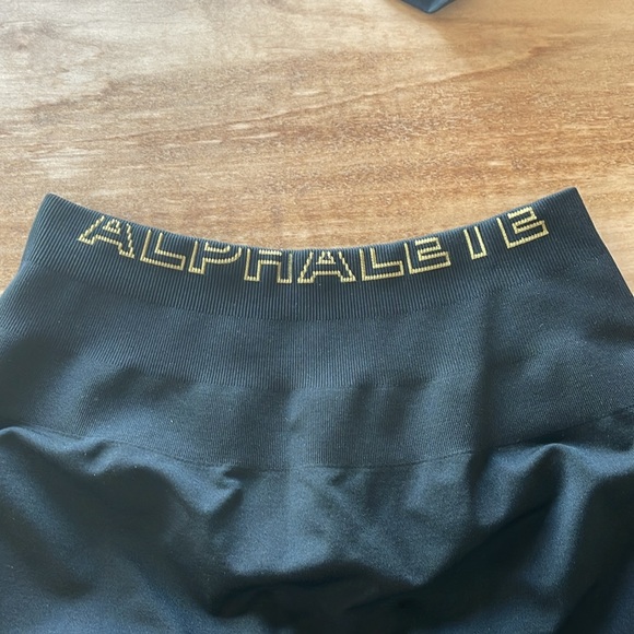 Alphalete Amplify SE Gravity Leggings Small Black Special Edition Graphic - Picture 7 of 10